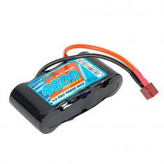 Batterie Lipo VOLTZ 4600mah 4.8V NIMH SIDE BY SIDE PACK avec DEANS CONNECTOR