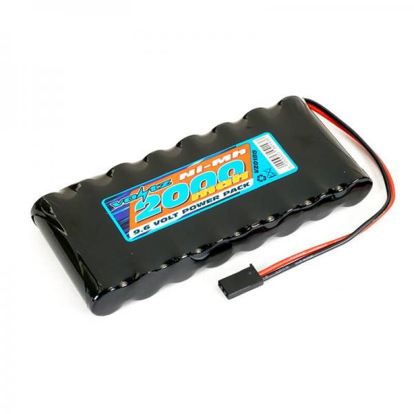 Voltz Tx Flat Battery 9.6V 2000Mah W/Connector - VZ0180