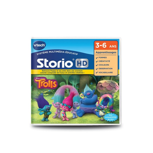Jeu pour console de jeux Storio HD : Trolls - Vtech-271005