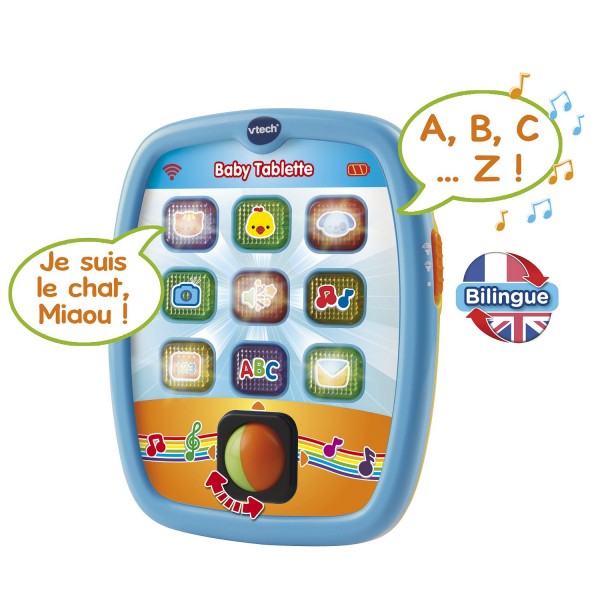 Baby Tablette bilingue : Bleu - Vtech-138245