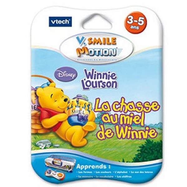 Jeu pour console de jeux Vsmile Jeu Vmotion : Winnie l'Ourson - Vtech-84385