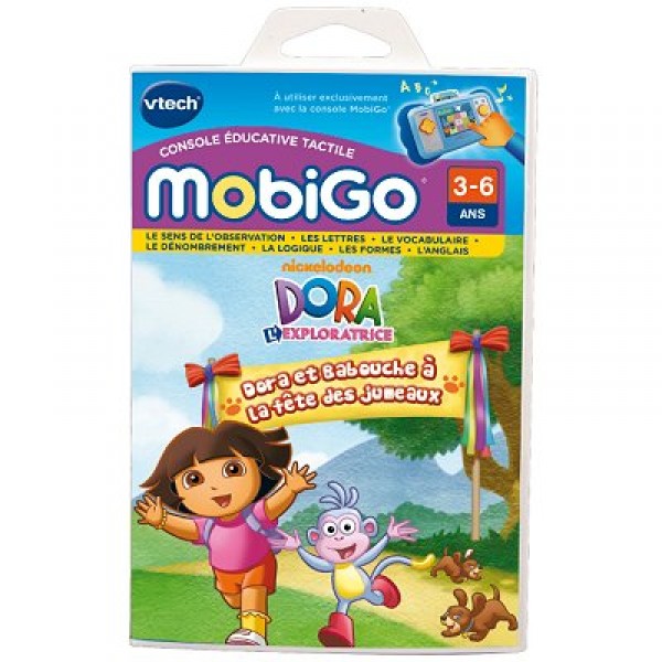 Jeu pour console de jeux Mobigo : Dora l'Exploratrice - Vtech-250805