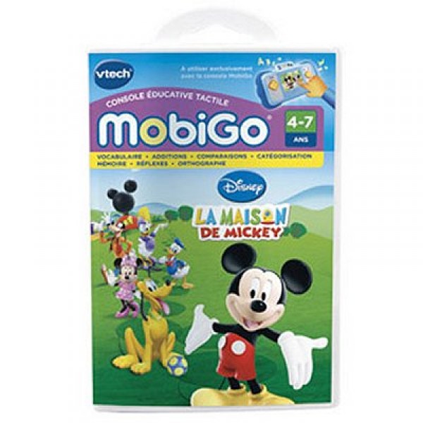 Jeu pour console de jeux Mobigo : La Maison de Mickey - Vtech-250505