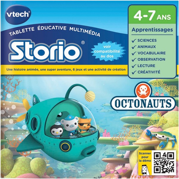 Jeu pour console de jeux Storio : Octonautes - Vtech-234005
