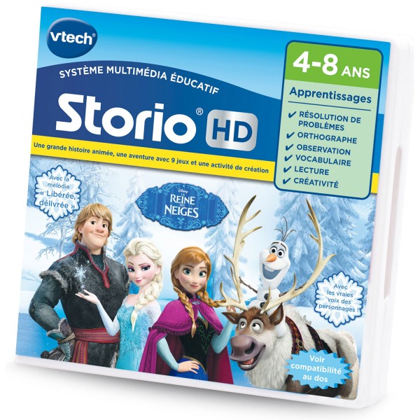Jeu pour console de jeux Storio HD : La Reine des Neiges (Frozen) - Vtech-274505