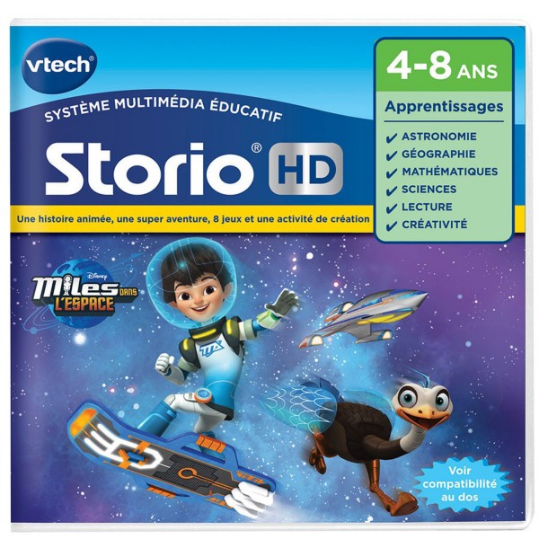 Jeu pour console de jeux Storio HD : Miles dans l'espace - Vtech-274405