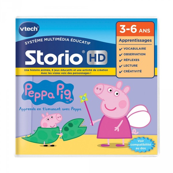 Jeu pour console de jeux Storio : Peppa Pig - Vtech-273405