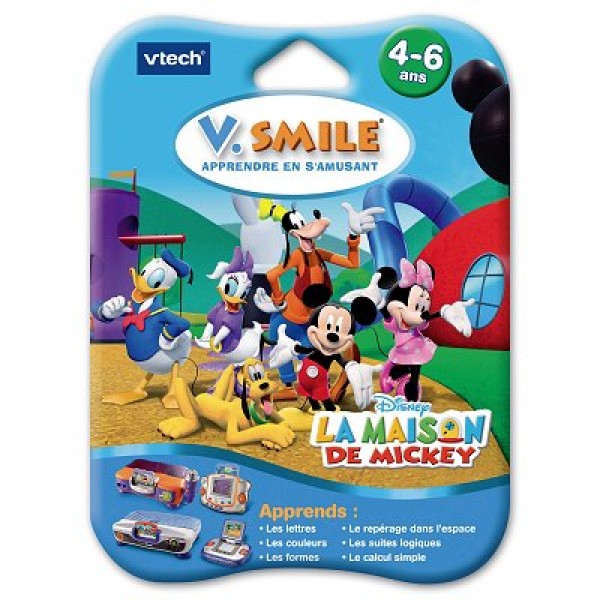 Jeu pour console de jeux Vsmile Jeu Vmotion : Mickey et ses amis La maison de Mickey - Vtech-84185