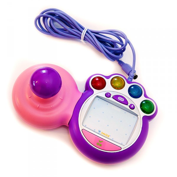 Manette de jeu pour console V.Smile : Rose et violet - Vtech-91434