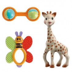 Geburtsset „Sophie die Giraffe“: 3 Spielzeuge