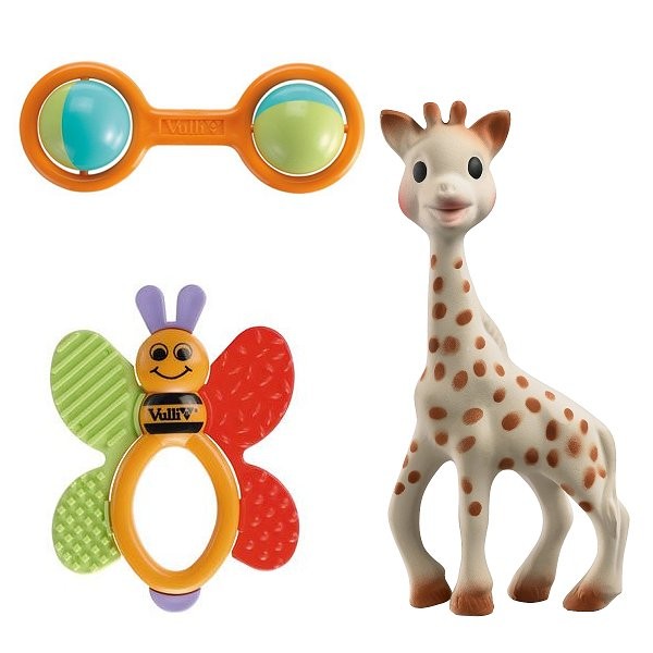 Geburtsset „Sophie die Giraffe“: 3 Spielzeuge - Vulli-200161