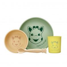 Set de comida de silicona Pastel Sophie La Girafe