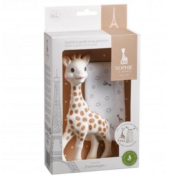 Sophie the giraffe and her storage pouch - Vulli-616401