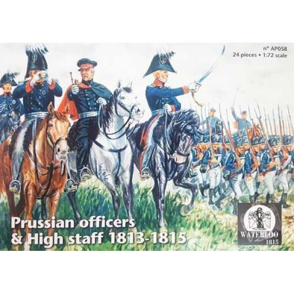 Prussian Officers & High staff 1813-1815 - 1:72e - WATERLOO 1815 - AP058