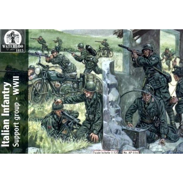 Italian Infantry Support group WWII - 1:72e - WATERLOO 1815 - AP034