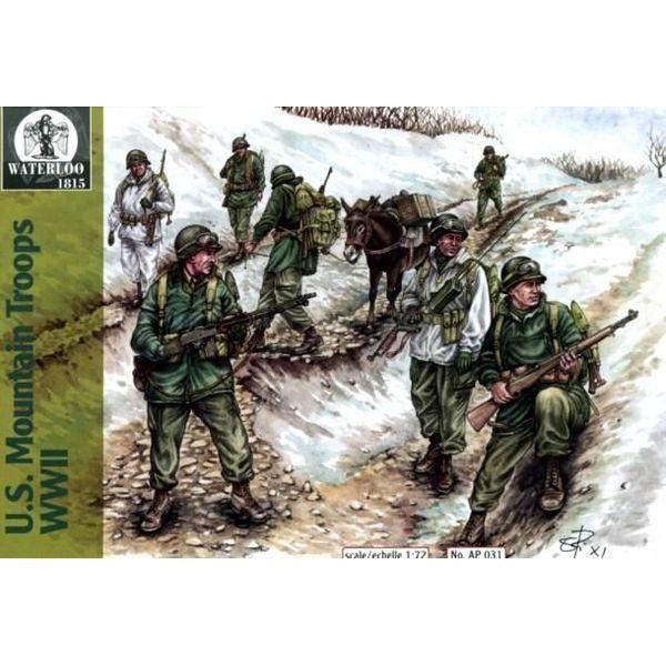 U.S. Mountain Troops WWII - 1:72e - WATERLOO 1815 - AP031
