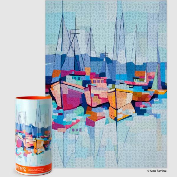 1000 piece jigsaw puzzle: Marina - WerkShoppe-06092