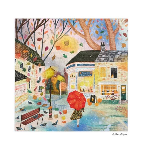 Puzzle 1000 pièces : Café aux épices de citrouille - Werkshoppe-10408