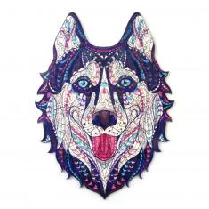 177 wooden pieces puzzle: Siberian Husky