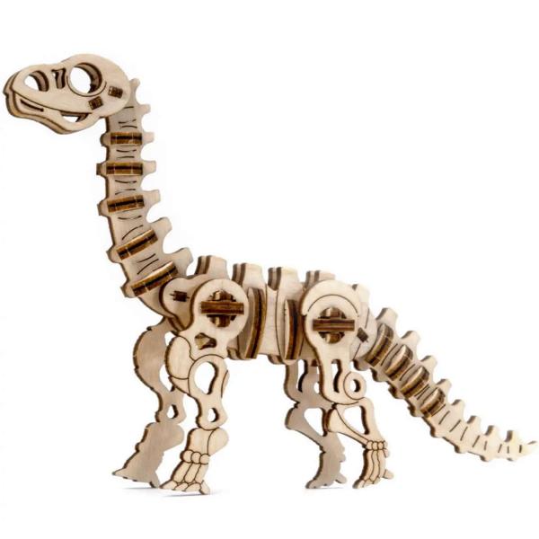 Maqueta de madera: dinosaurio Diplodocus - Woodencity-MB-017