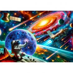 Puzzle 1010 pièces en bois : Exploration Cosmique