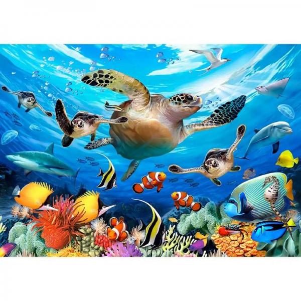 Puzzle 505 pièces en bois : La vie dans les océans - NB 505-0105-L