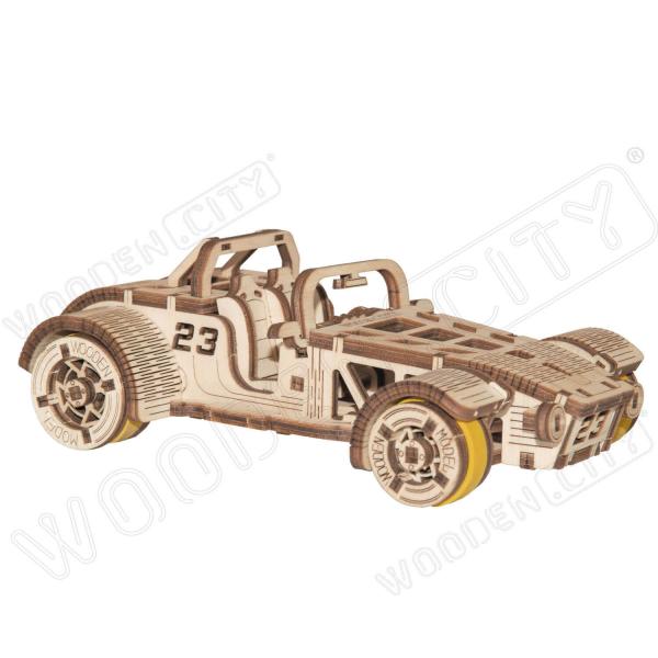 Wooden model: Roadster - Woodencity-WR337