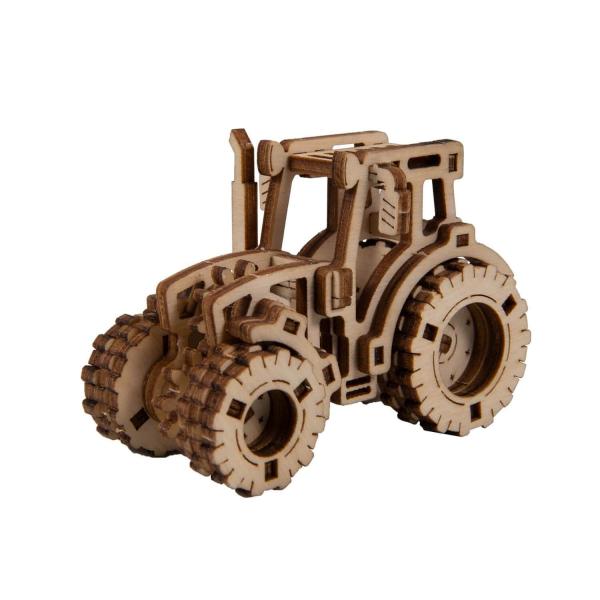 Maqueta de madera: caballo de trabajo 1: tractor Fendt 210 - Woodencity-MB-008
