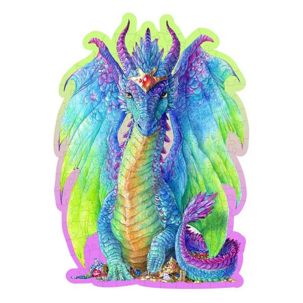 Puzzle 150 pieces/15 shapes : magnificent dragon - HE 0173-M