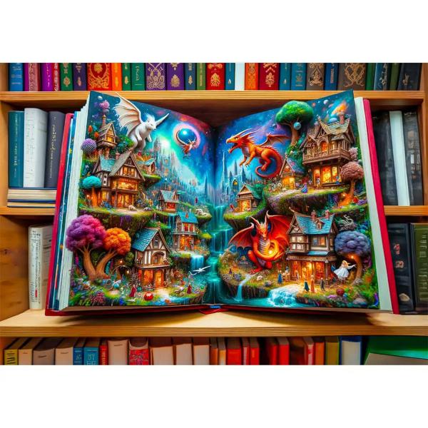 Puzzle 1010 piezas/100 formas : cuentos encantados - NB 0801-XL