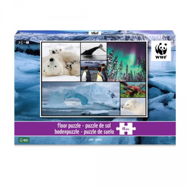 Puzzle de suelo de 48 piezas: vellón - WWF-57813