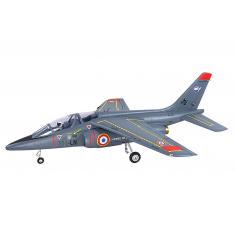 Xfly Alpha Jet 80mm envergure 970mm No Tx/Rx/Batt Version Grise