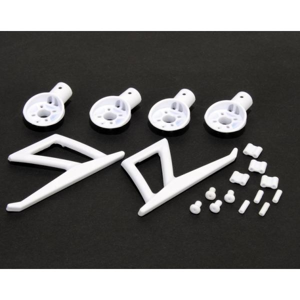 MR200 Motor Mounts and Parts set (Blanc)  - Blade 200QX - MR200P06-W - MR200P06-W