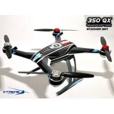 Pre-Cut Body Sticker Set (Black) -Blade 350QX