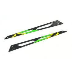 Carbon Tail Boom Support (Green - 2 pcs) - Blade 130X