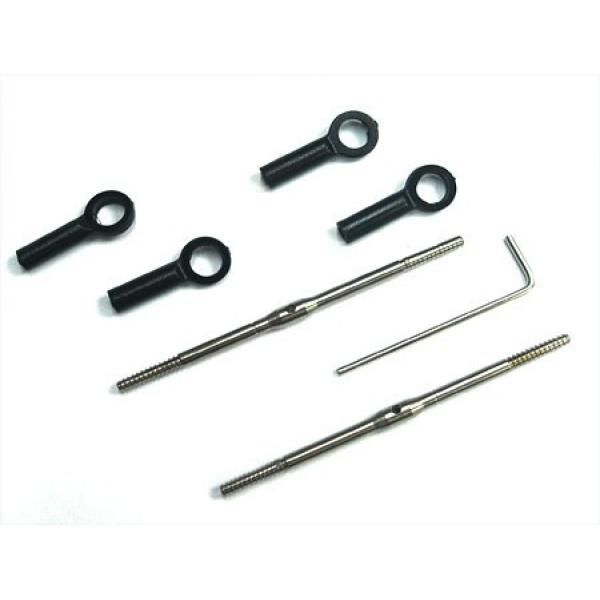 ESK002 - Titanium Turnbuckles 44mm x M1.8 (suitable for King 2) - XTR-ESK002