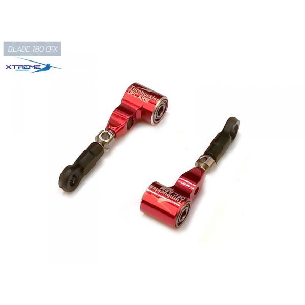 Turnbuckles DFC ARM (Rouge) - for Blade Grip - Blade 180CFX - B180X07-R - B180X07-R