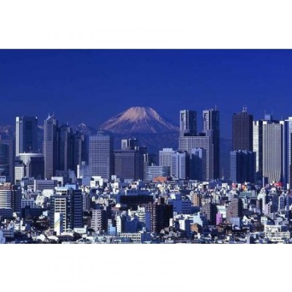 Puzzle 1000 pièces - Mont Fuji dans la ville - Yanoman-10-1133