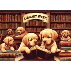 1000 piece puzzle : Library Week