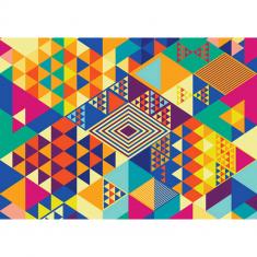 Puzzle de 1000 piezas: patrón geométrico