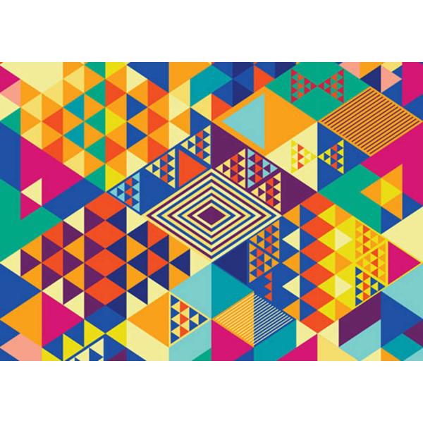Puzzle de 1000 piezas: patrón geométrico - Yazz-3856
