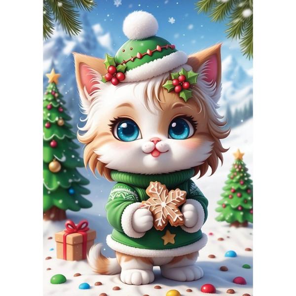 1000 piece puzzle : Lovely Kitten - Yazz-3858