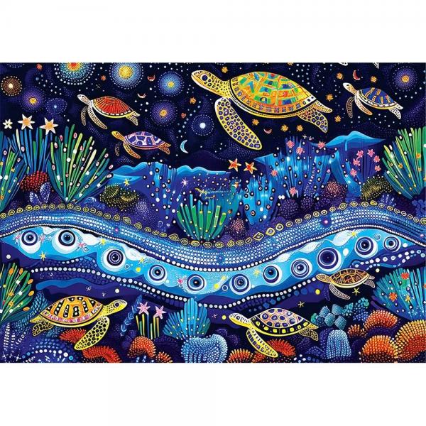 1000-piece puzzle: Turtles - Yazz puzzle - Puzzle Boulevard
