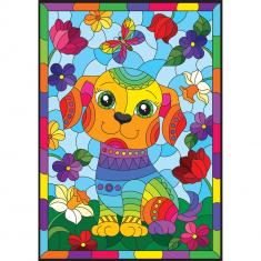 Puzzle 1000 pièces : Chiot mignon