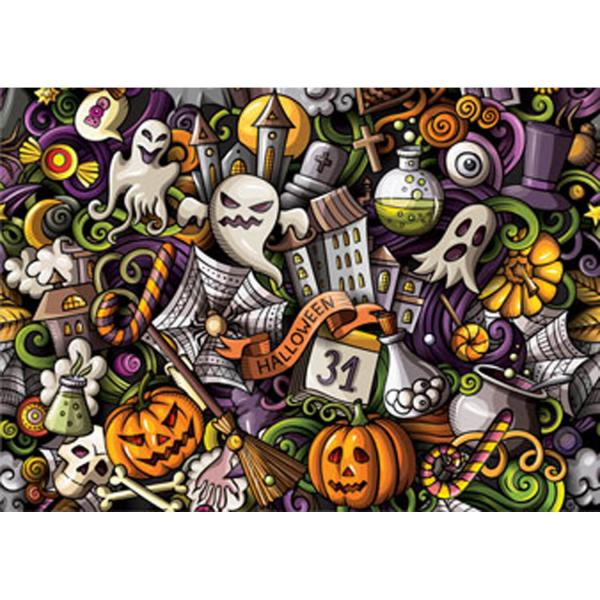 Puzzle 1000 pièces : Halloween - Yazz-3872