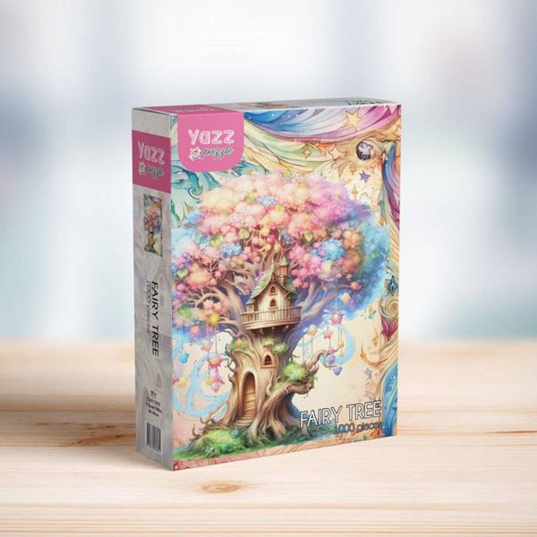 Puzzle 1000 pièces : Arbre à fées - Yazz-3874