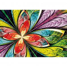 1000 piece puzzle : Colorful Flower