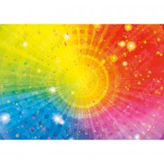 1000 piece puzzle : Abstract Rainbow
