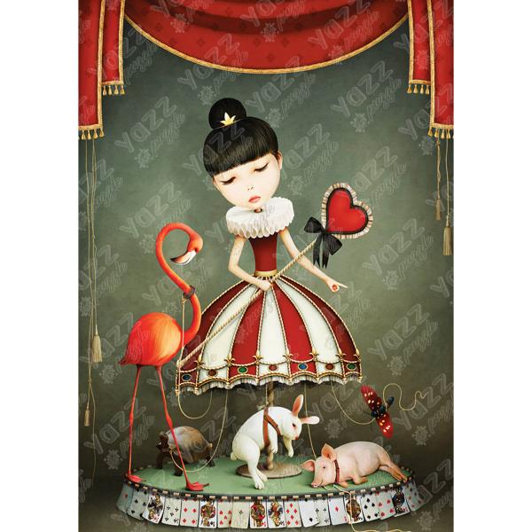 1000 piece puzzle : Carousel Girl - Yazz-3820