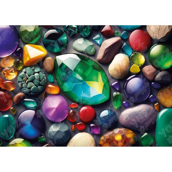 1000 piece puzzle : Gemstones - Yazz-3825